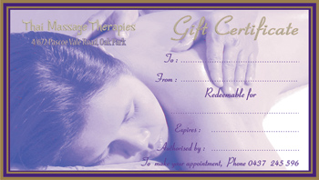 Buy Massage therapy Gift Certificate